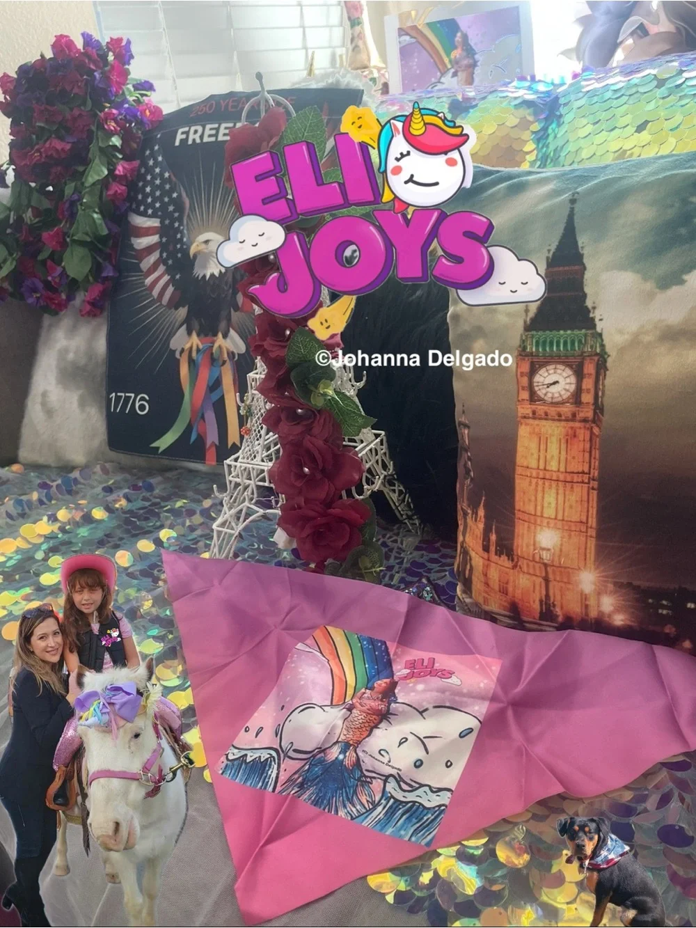 ELIJOYS - Mermaid Princess ©️JD Dog Scarf OS